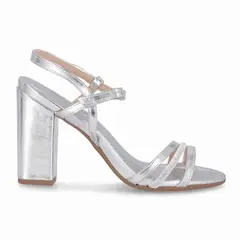 PICCADILLY - Sandalia Mujer Plateado/Strass Rafa