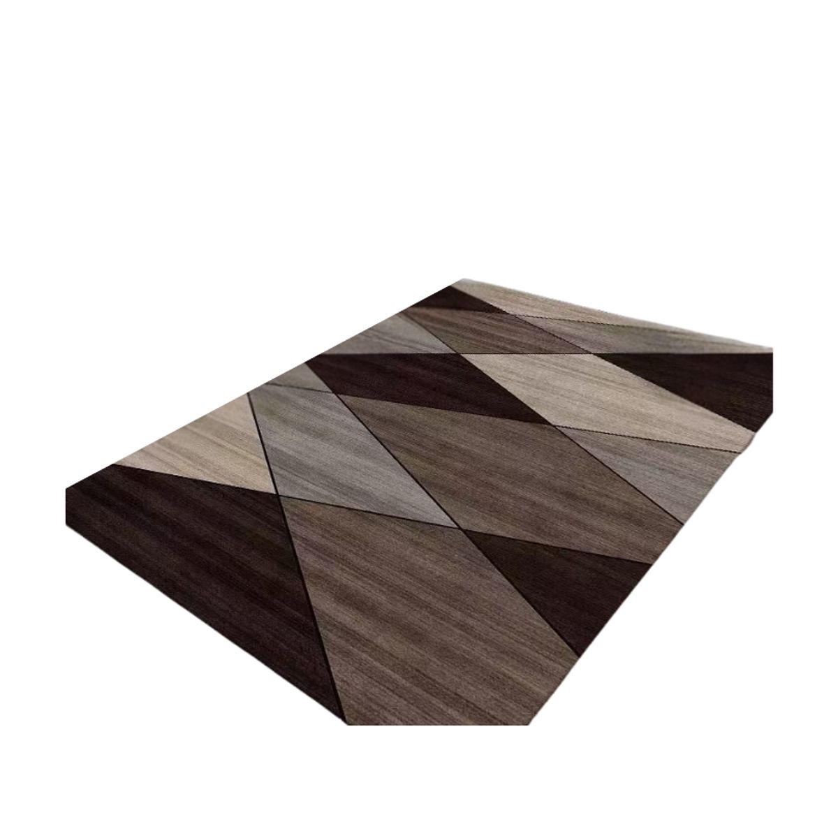 GENERICO - Alfombra Moderna Geométrico 3D Antideslizante 200x180cm