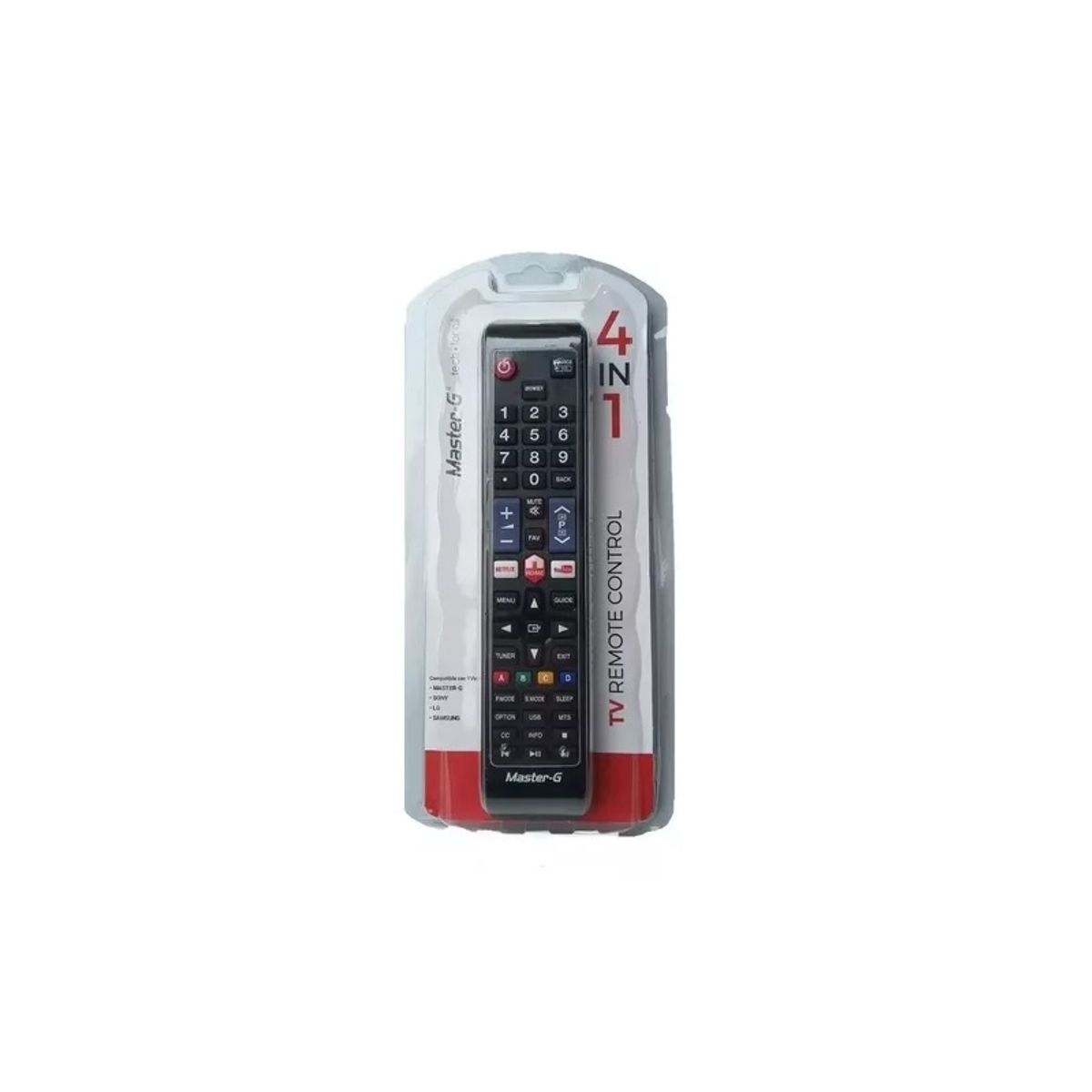 MASTER G - Control smart tv Universal 4 en 1 Master-G MGRC1
