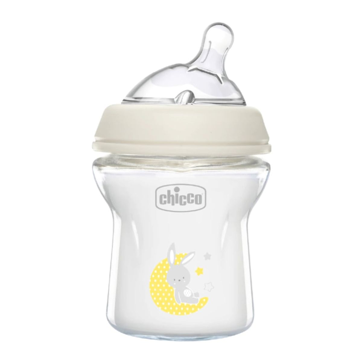 CHICCO - Mamadera Natural CHICCO Feeling Vidrio 150ml 0m+