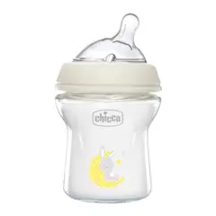 CHICCO - Mamadera Natural Feeling Vidrio 150ml 0m+