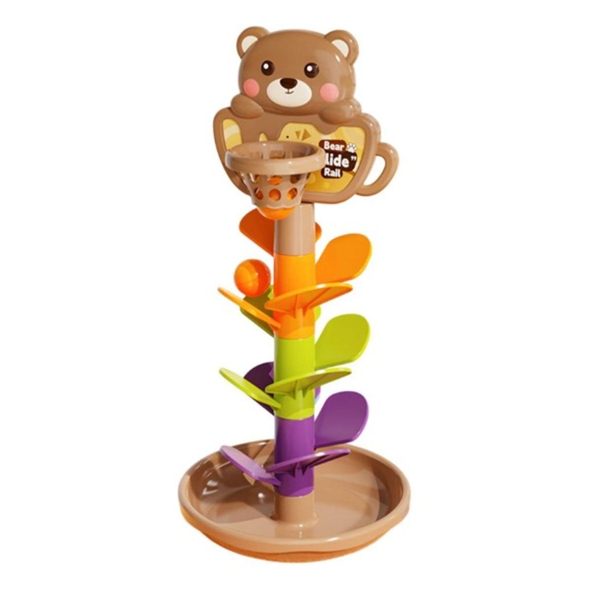 GENERICO - Torre De Bolas Infantil Oso Didáctica