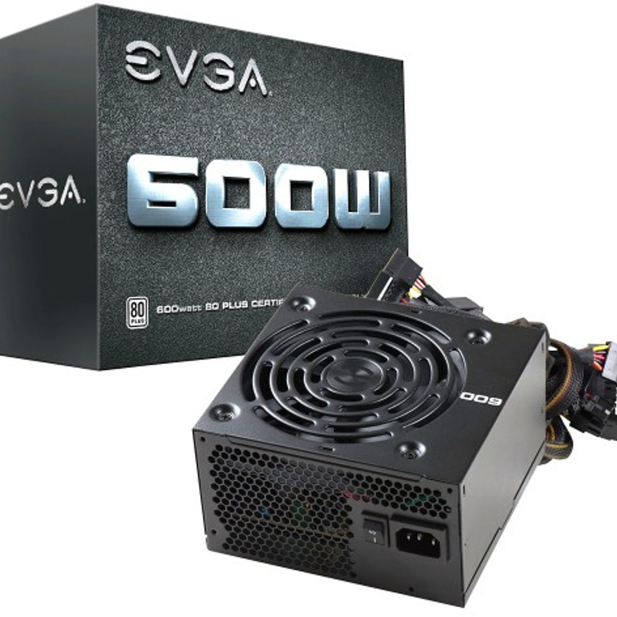 EVGA - Fuente de poder Evga 600w 80 plus bronce certificada