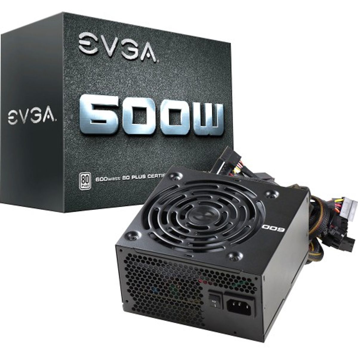 EVGA - Fuente de poder Evga 600w 80 plus bronce certificada