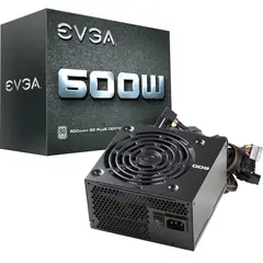 EVGA - Fuente de poder 600w 80 plus bronce certificada