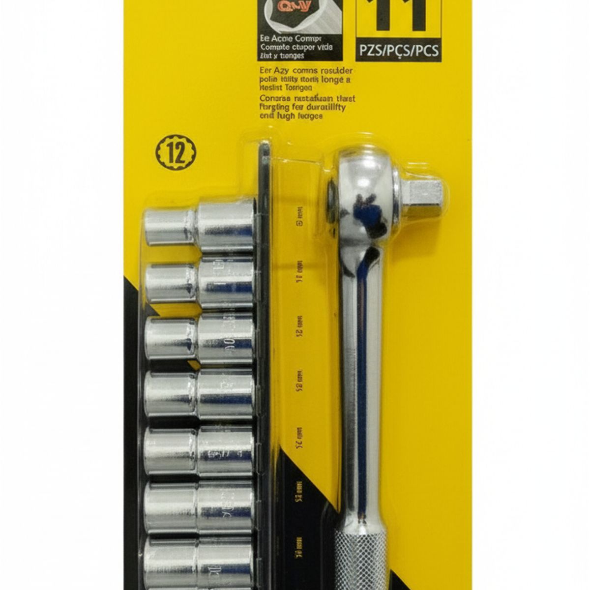 STANLEY - Juego de Dados 1/2" 10-19 MM 11 piezas STANLET 86-734