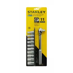 STANLEY - Juego de Dados 1/2" 10-19 MM 11 piezas STANLET 86-734