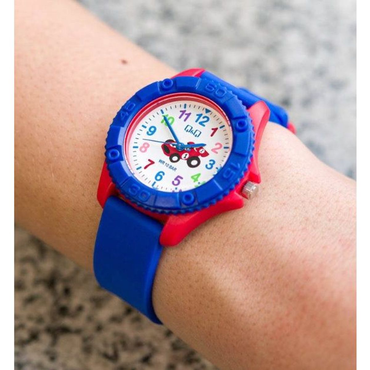 QYQ - RELOJ MARCA QYQ VQ96J023Y PARA NIÑOS ANALOGO SUMERGIBLE 10 BAR