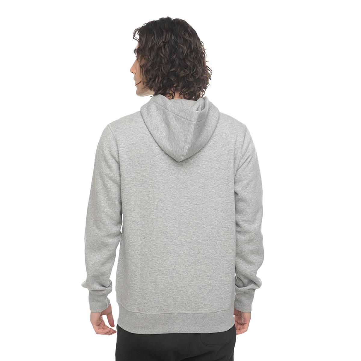 CONVERSE - Polerón Converse Core Full Zipper Hoodie Hombre Gris