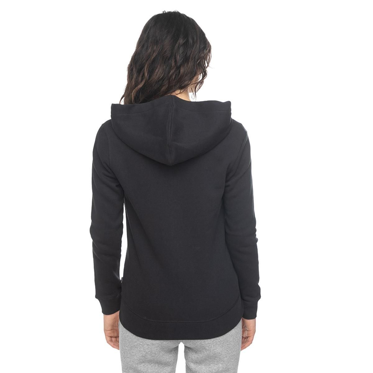 CONVERSE - Polerón Converse Core Chuck Patch Mujer Negro