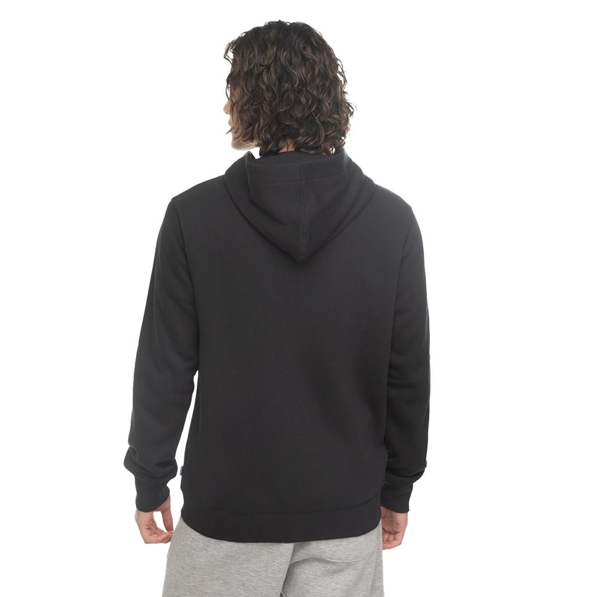 CONVERSE - Polerón Converse Core Full Zipper Hoodie Hombre Negro