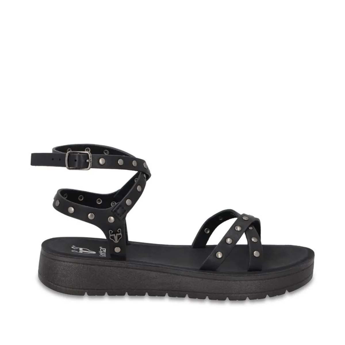 GOTTA - Sandalia Negra Mujer 65690