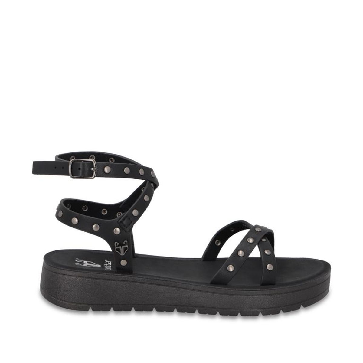 GOTTA - Sandalia Negra Mujer 65690