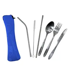 GENERICO - Kit de Cubiertos Tela 6 Piezas Genérico