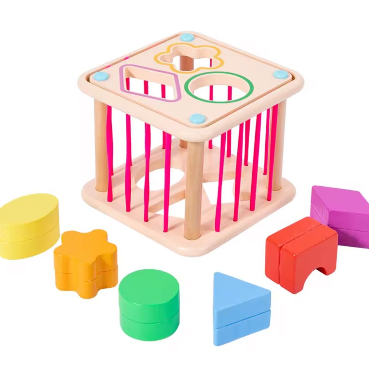 GENERICO - Juguete Clasificador Infantil Didáctico De Madera 3+