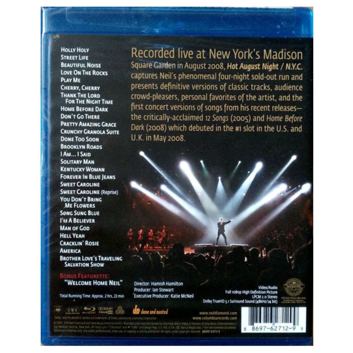 GENERICO - NEIL DIAMOND - HOT AUGUST NIGHT NYC / BLU-RAY