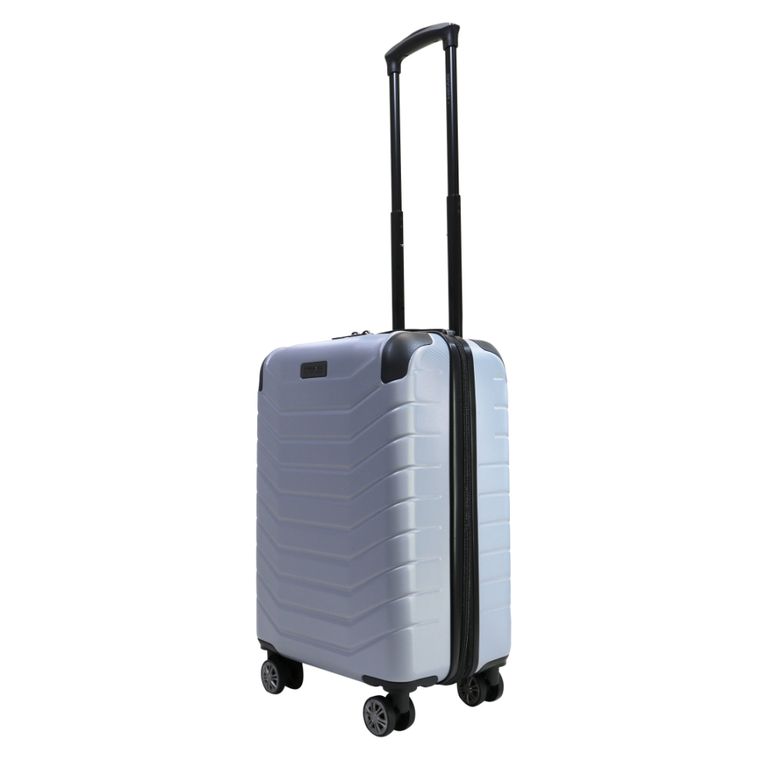 Maleta Cabina Amsterdam S 10 Kilos Expandible Plata