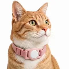 GENERICO - Funda para Collar con Localizador Compatible con Android - Rosada