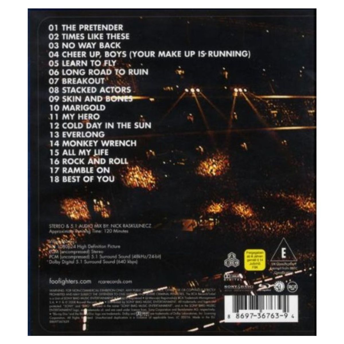 GENERICO - FOO FIGHTERS - LIVE AT WEMBLEY STADIUM / BLU-RAY