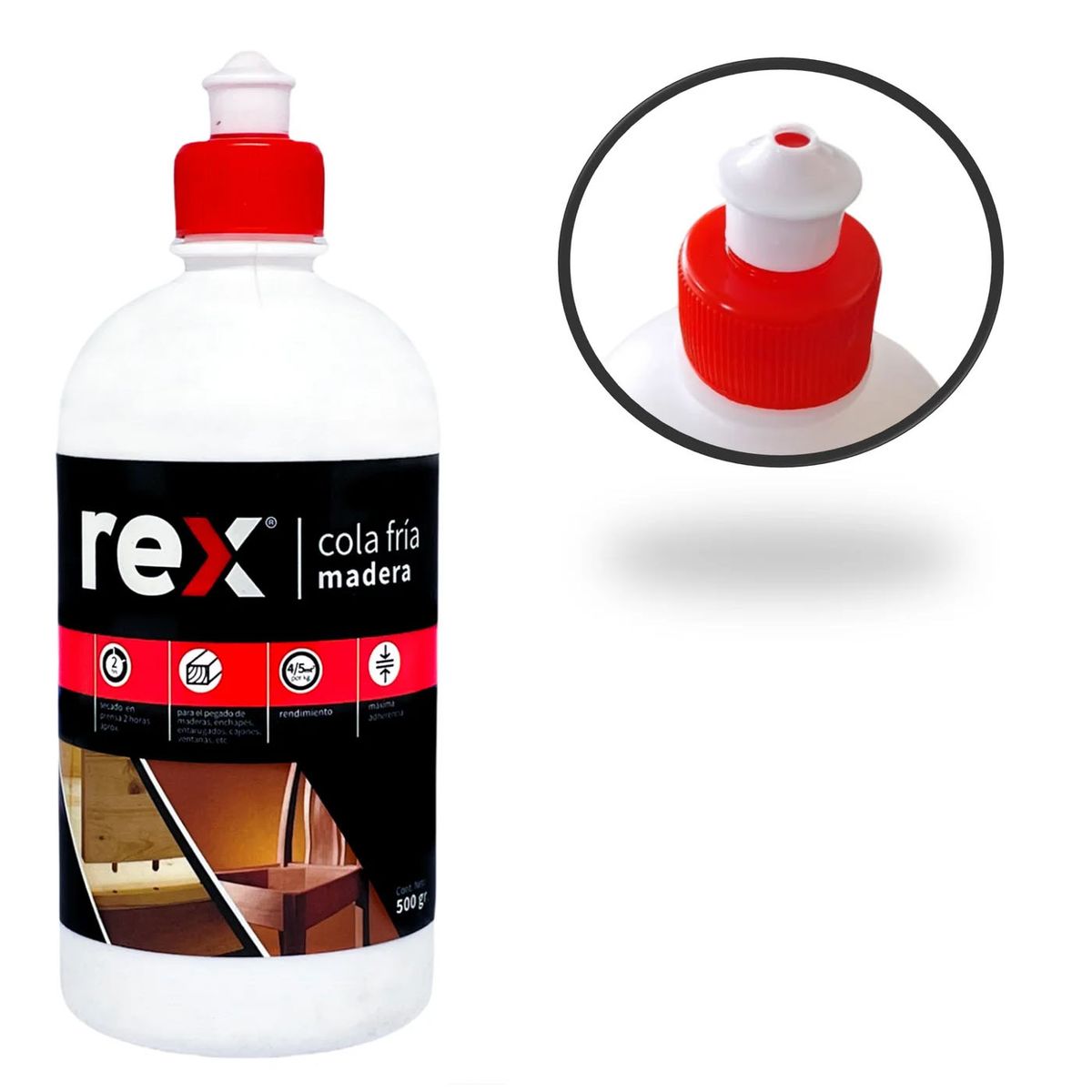 REX - Cola Fría Madera 500 gramos - Rex