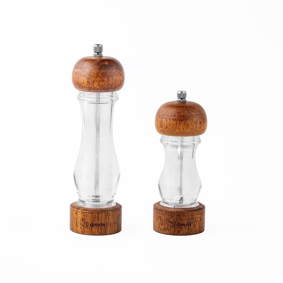 SIMPLIT - Set 2 Molinillos Sal Pimienta Madera Verona Simplit
