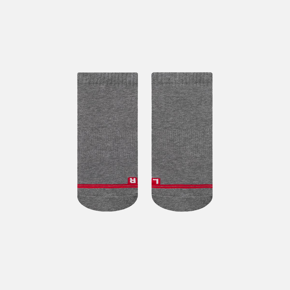 LIPPI - Calcetines Logo Lippi Pack No Show Gris Lippi