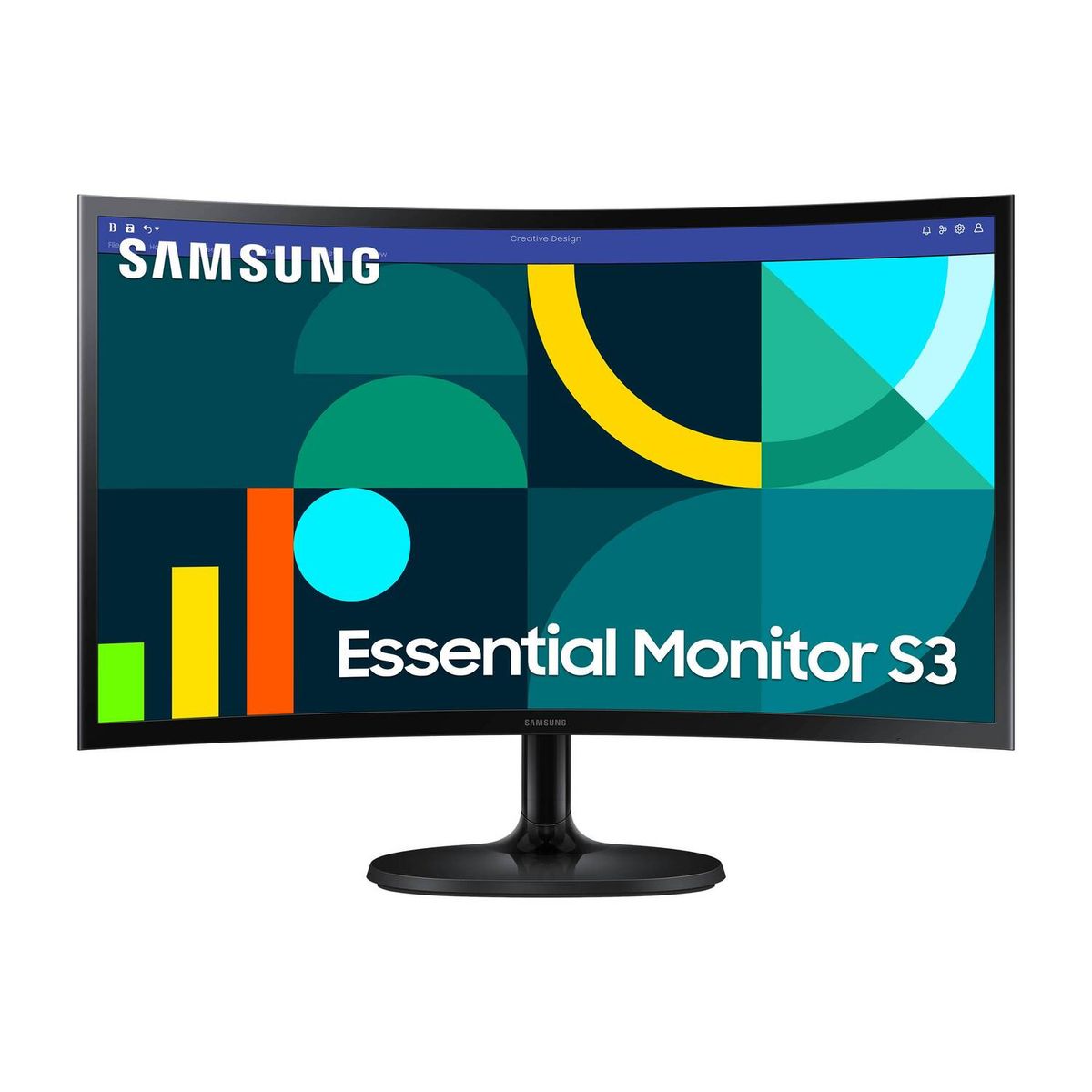 SAMSUNG - Monitor Curvo Samsung S36GD 24 Full HD 100Hz Panel VA 169 1800R VGA HDMI
