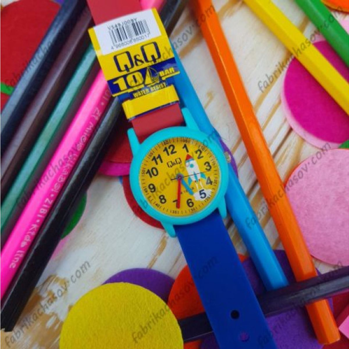 QYQ - RELOJ MARCA QYQ VS49J009Y PARA NIÑOS SUMERGIBLE 10 BAR