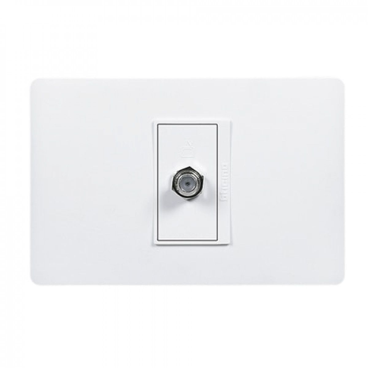 BTICINO - Toma Coaxial Tv Bticino Blanca Armada Luzica