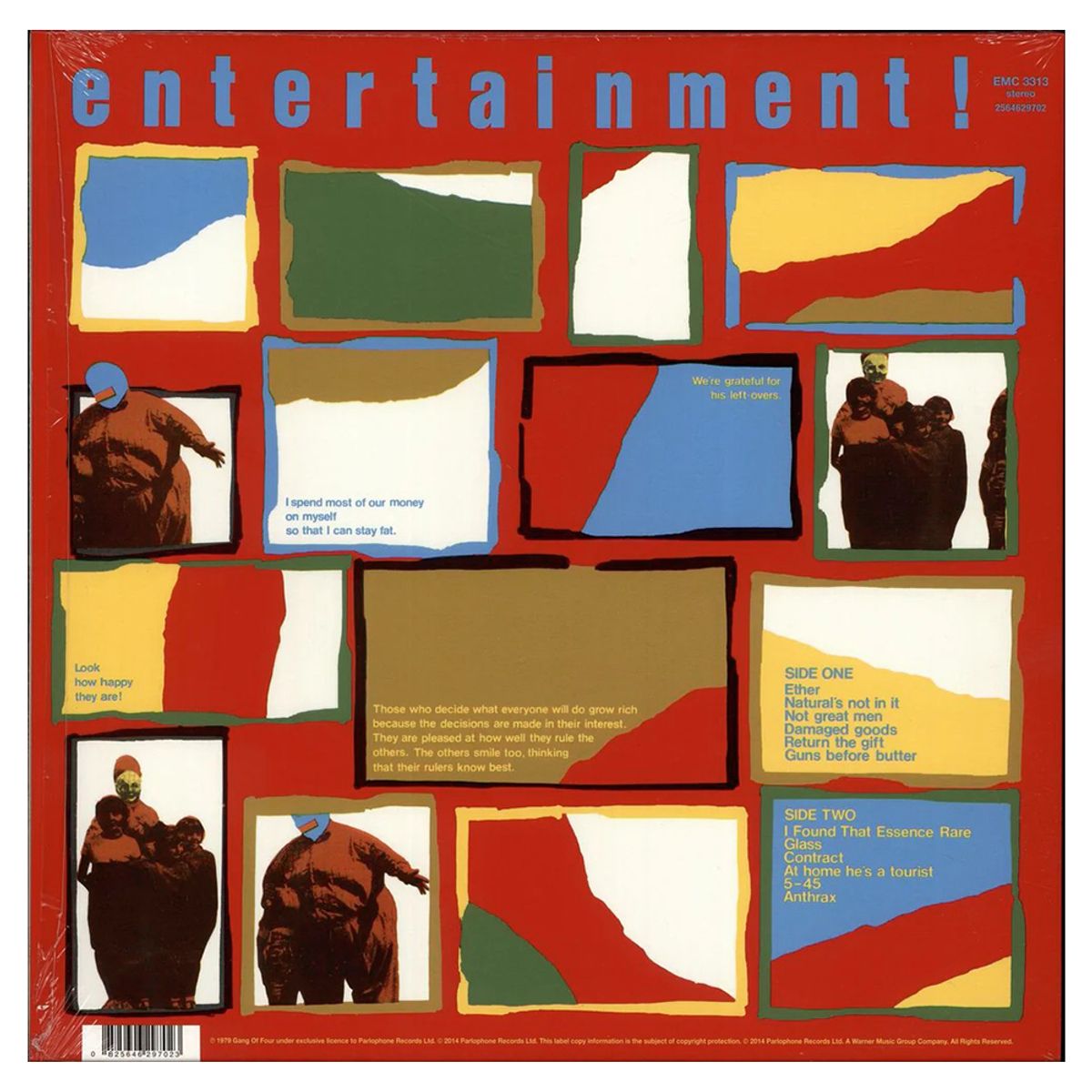 GENERICO - Gang Of Four - Entertainment - Vinilo