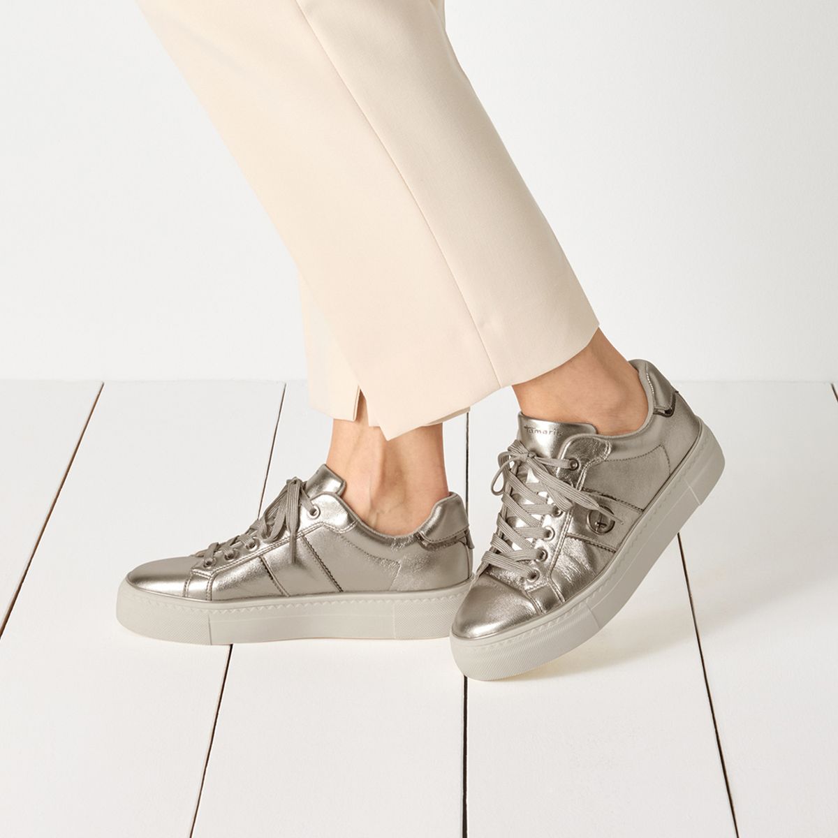 TAMARIS - Zapatilla Mujer Tamaris 23724-42 Dorada Tamaris