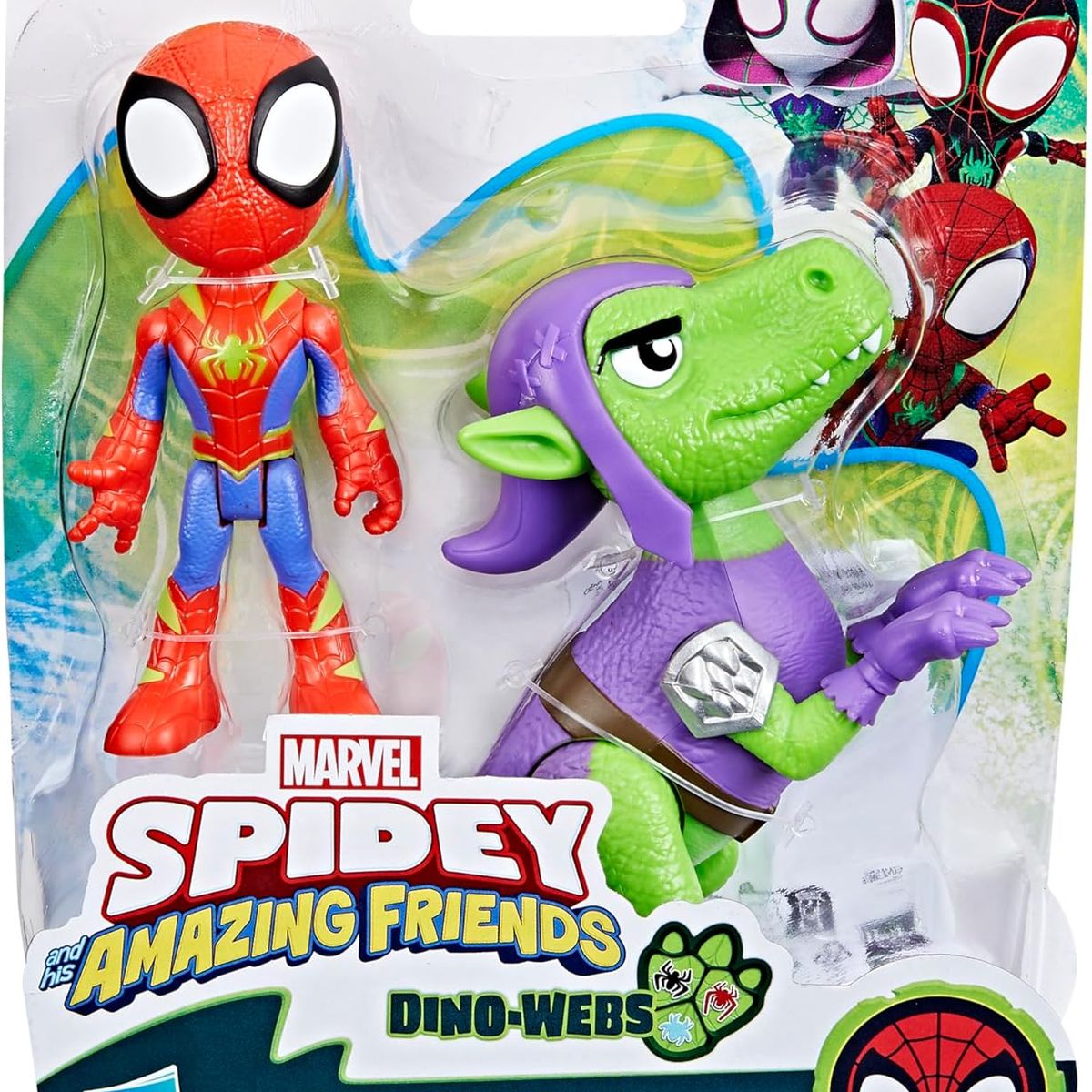HASBRO - Figura Spidey & His Amazing Friends Spidey Y Goblin Raptor