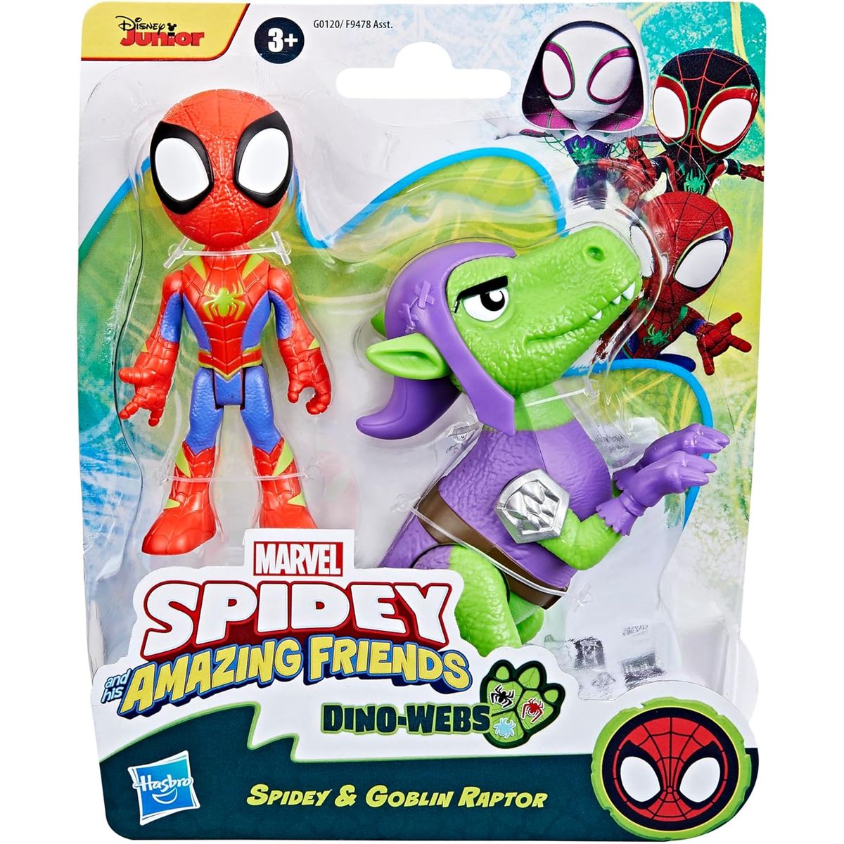 HASBRO - Figura Spidey & His Amazing Friends Spidey Y Goblin Raptor