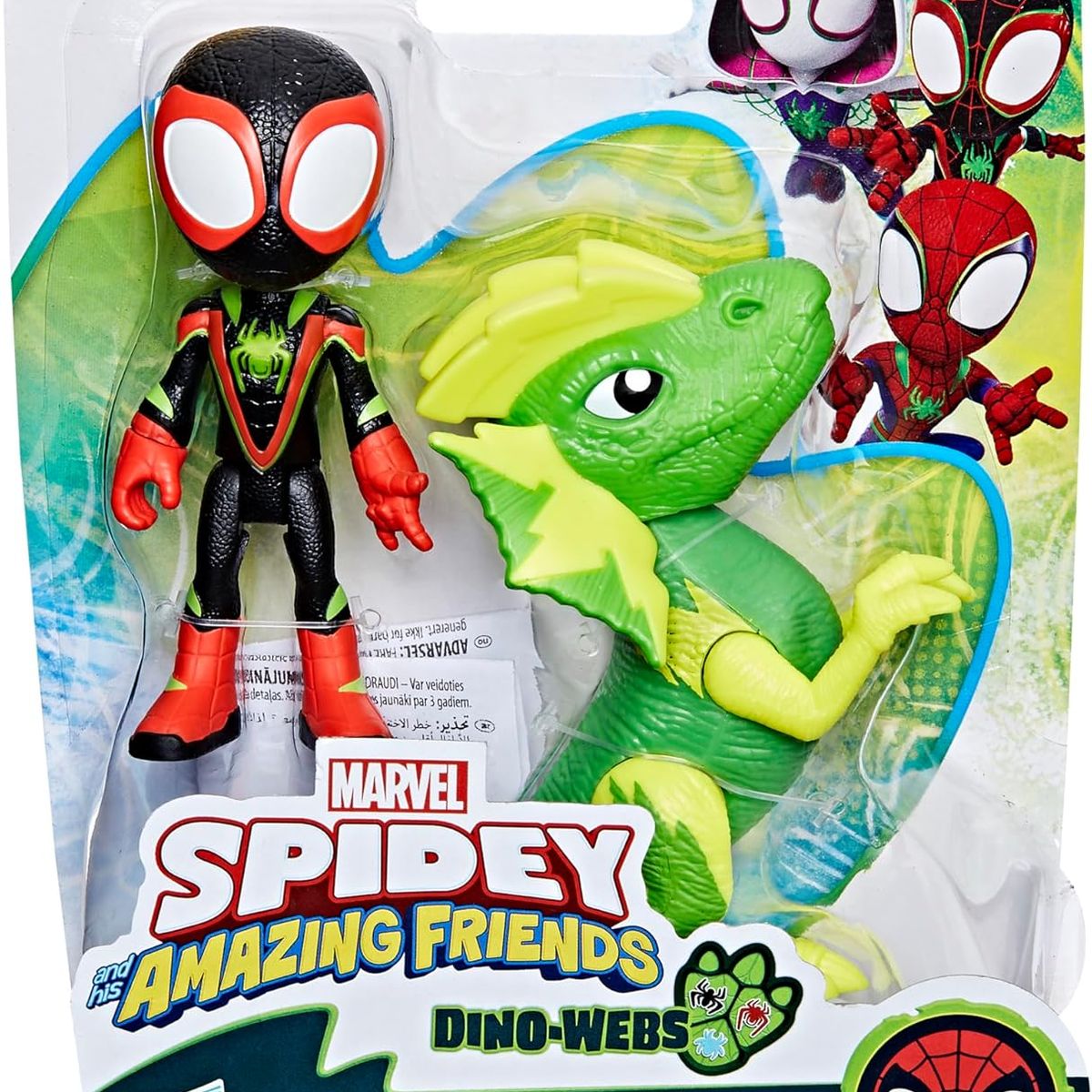 HASBRO - Figura Spidey & Friends Miles  Spin  Morales Y Electrosaurus