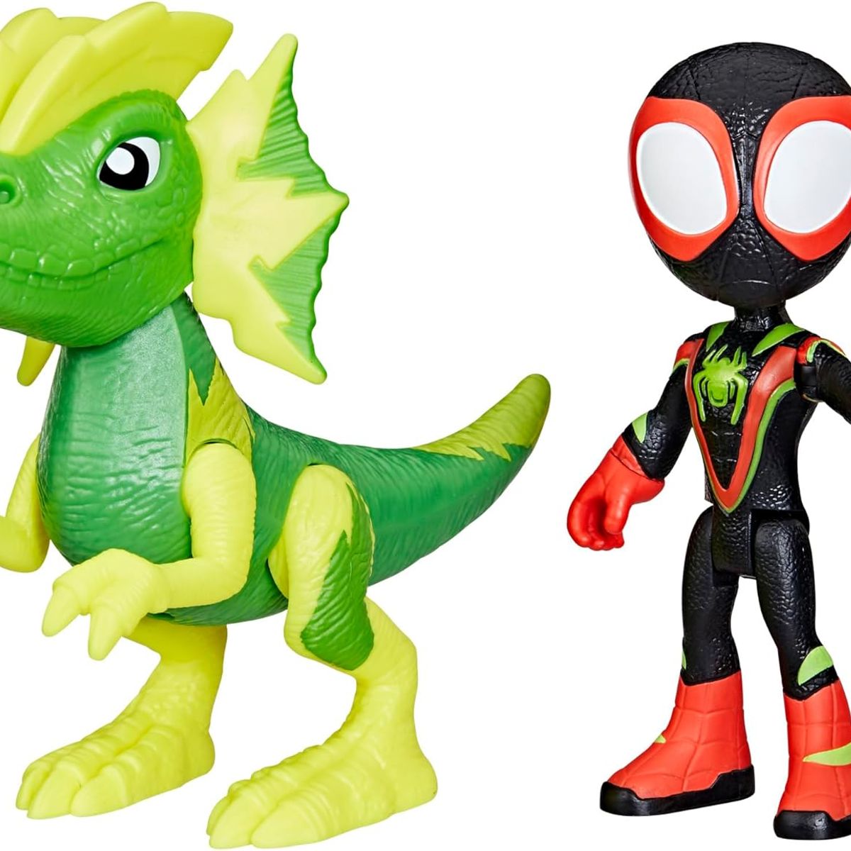 HASBRO - Figura Spidey & Friends Miles  Spin  Morales Y Electrosaurus