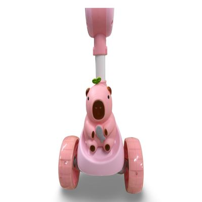 Imagen 2 del producto Scooter para niños con diseño de Capibara Rosa