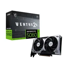 MSI - Tarjeta de Video NVIDIA GeForce RTX 5060 VENTUS 2X OC, 8GB GDDR7