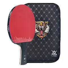 LOKI - Raqueta Carbon 9 Estrellas FL Tenis De Mesa