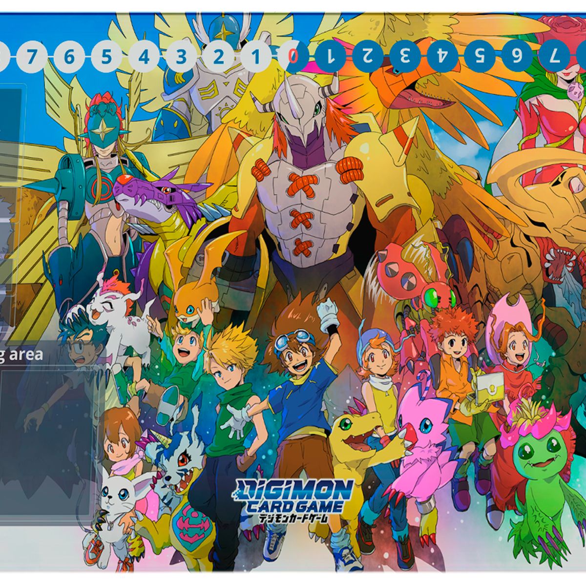 GENERICO - Playmat Digimon Card Game 60×35 cm M04
