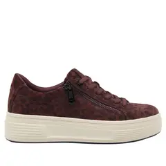 TAMARIS - Zapatilla Mujer 83726-44 Leopardo Burdeo