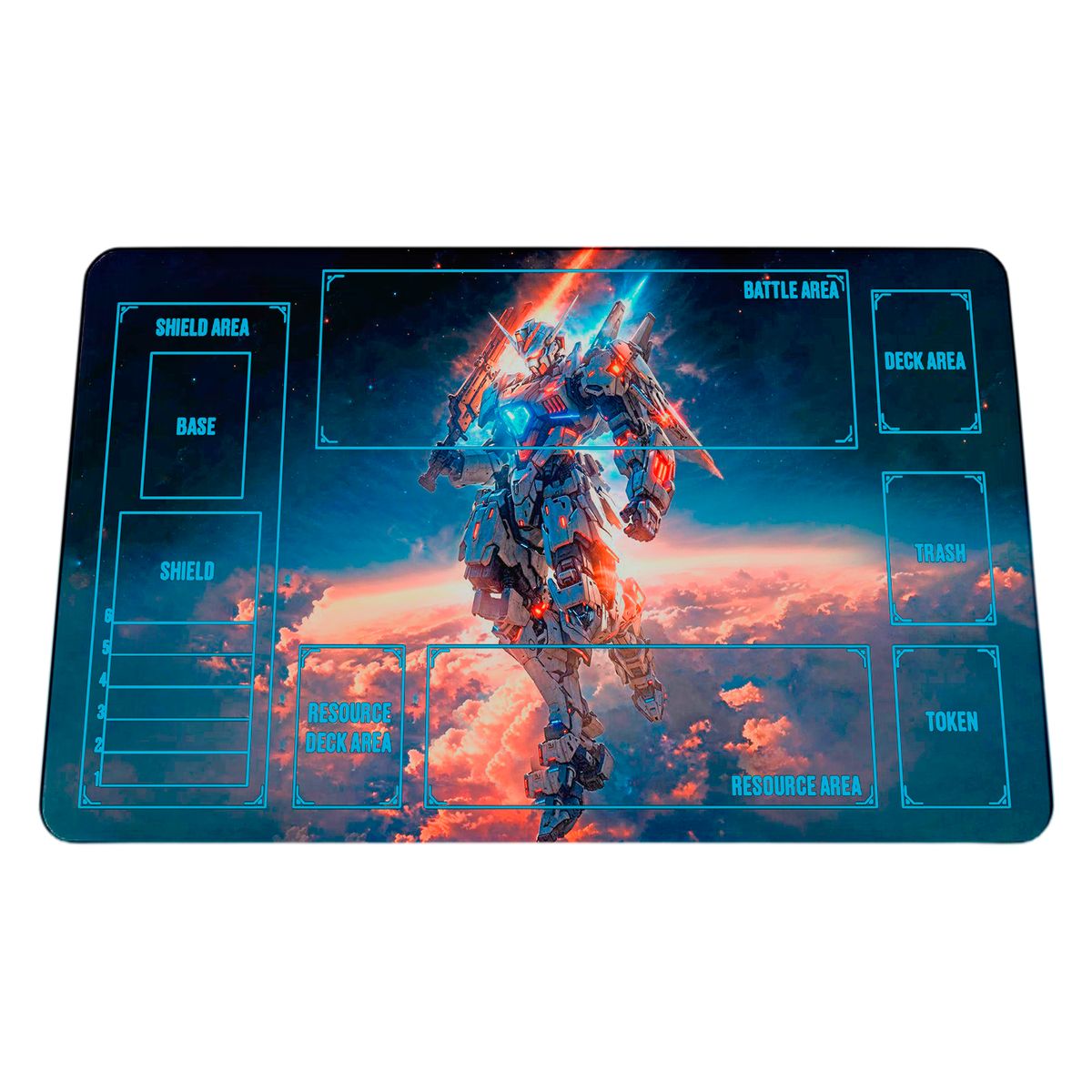 GENERICO - Playmat Gundam Card Game 60×35 cm M01