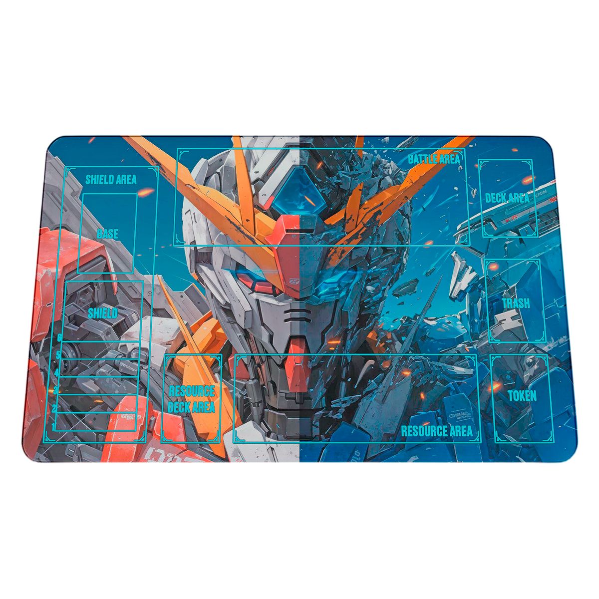 GENERICO - Playmat Gundam Card Game 60×35 cm M02