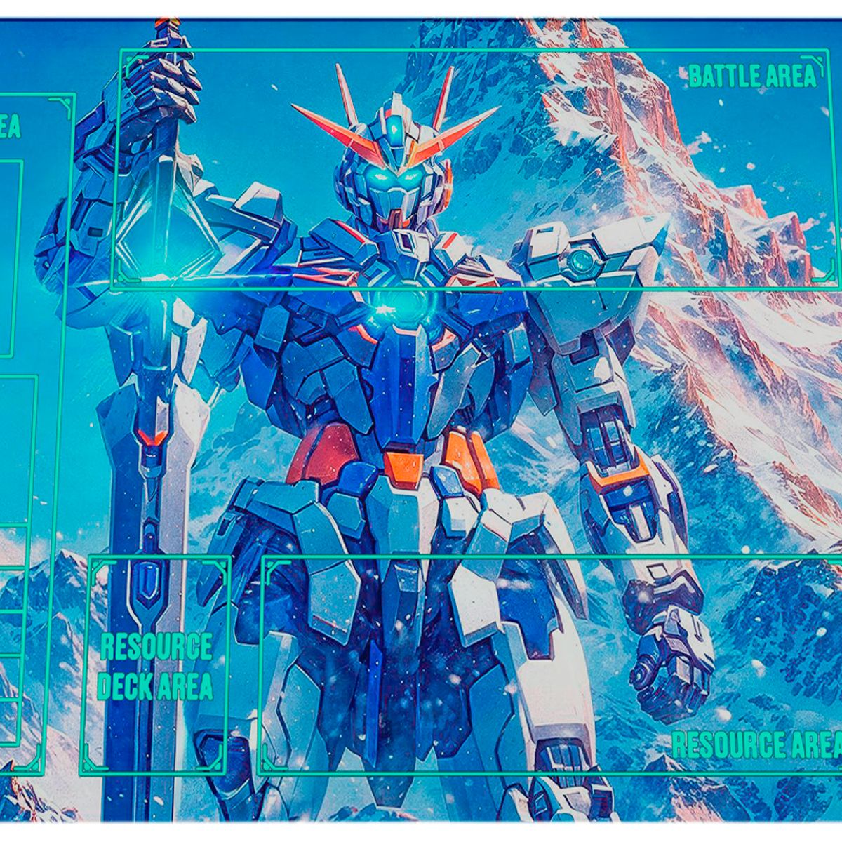 GENERICO - Playmat Gundam Card Game 60×35 cm M03