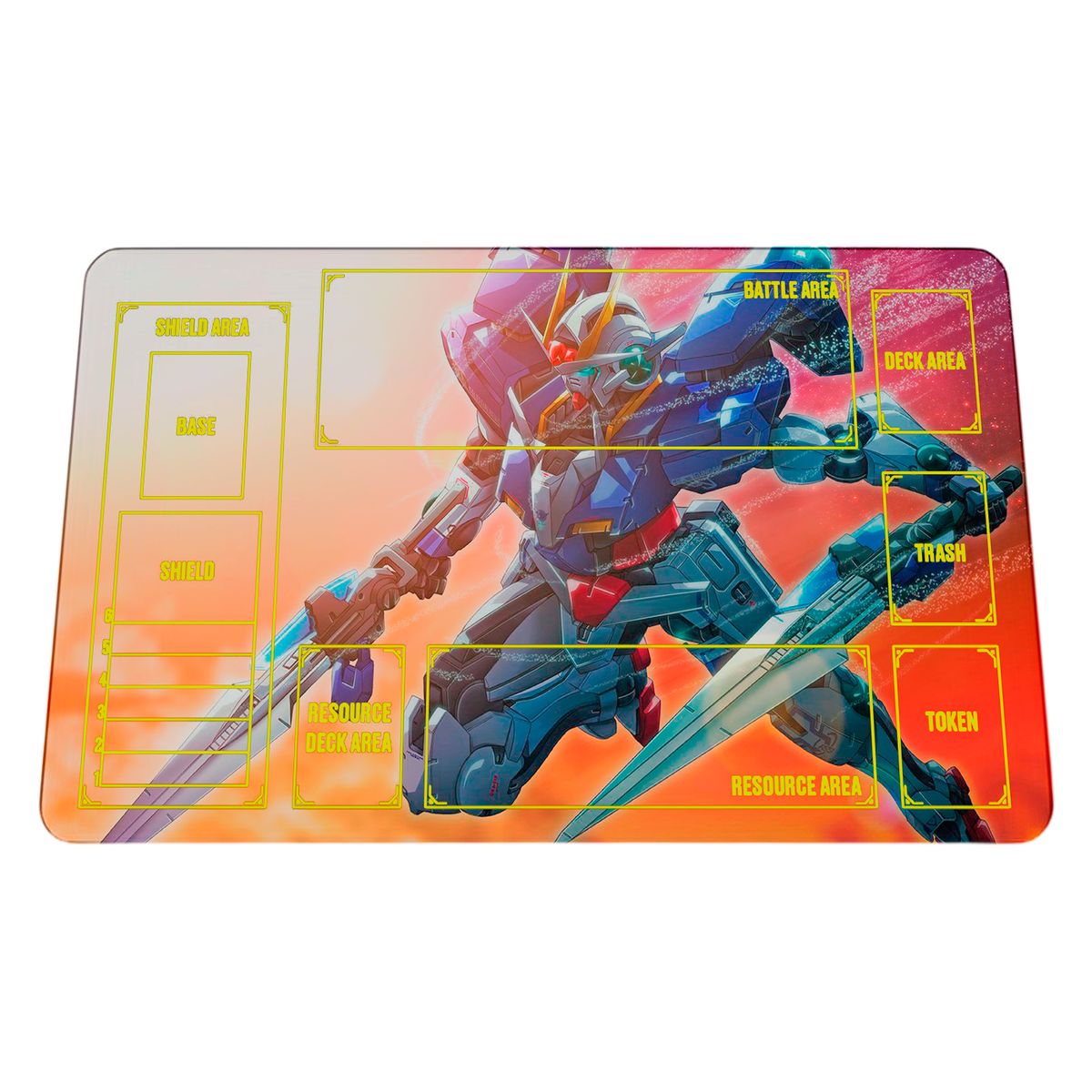 GENERICO - Playmat Gundam Card Game 60×35 cm M04