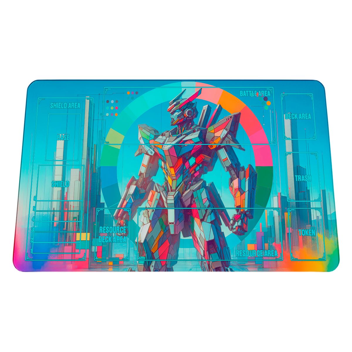 GENERICO - Playmat Gundam Card Game 60×35 cm M06