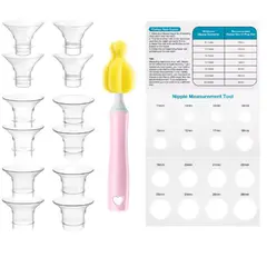 BAMBINI PUMP - Set de Insertos para Extractor de Leche 12 Unidades 13/15/17/19/21/24 mm