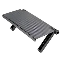 GENERICO - Estante Superior Para Pantallas Tv O Pc Ajustable Repisa Color Negro