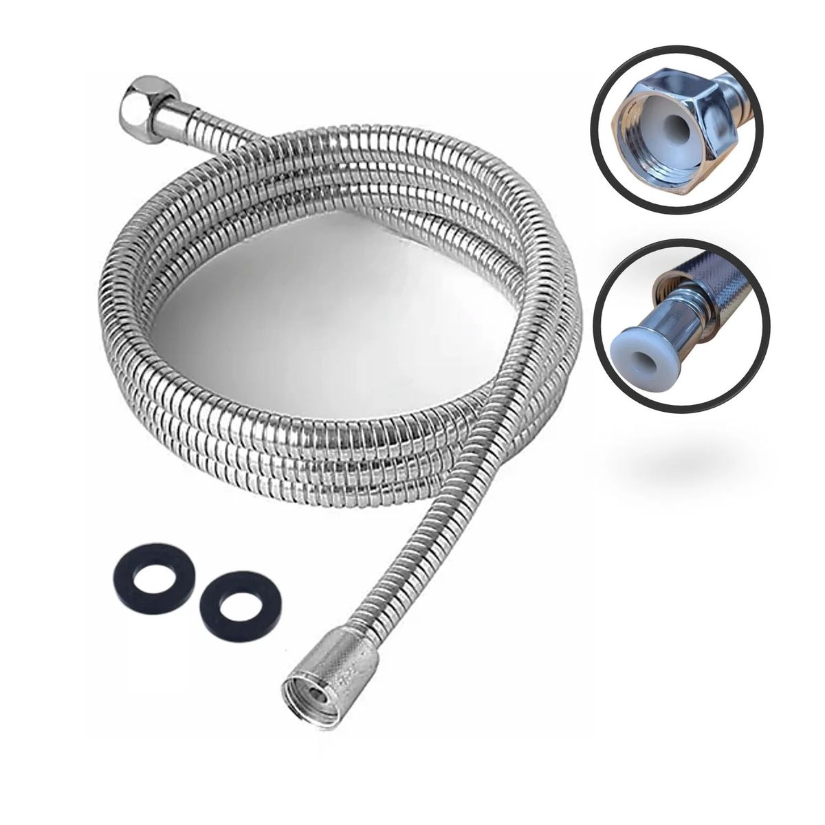 STRETTO - Manguera Ducha Flexible - 1,5 Metros Stretto