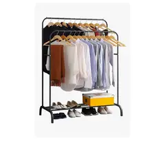 GENERICO - Perchero Organizador Colgante de Ropa Doble Barra Tendedero