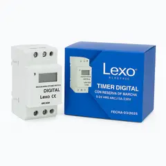 LEXO - Timer digital Electric AHC15A 220V LCD programable